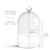 4 1/4" Cloche Dimensions