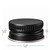 Screw Cap 28/410, Black Finish Metal with Silicone Liner Dimensions