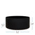 15 oz Apothecary Grip™ Silicone Boot, Matte Black Dimensions