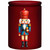 Holiday Nutcracker on Frosted Red Jar - Jubilee