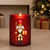 Nutcracker on Frosted Red Jar - Mix Case Celebration with Gifts on Table