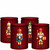 Nutcracker on Frosted Red Jar - Mix Case