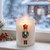 Holiday Nutcracker on Frosted Jar - Mix Case Jubilee with Pine by Snowy Window