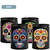Kaleido Sugar Skull on Black Jar – Mix Case NEW