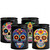 Kaleido Sugar Skull on Black Jar – Mix Case