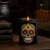 Kaleido Sugar Skull on Black Jar
