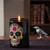 Kaleido Sugar Skull on Black Jar