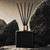 Matic Reed Diffuser Bottle Set, Gold Screw Cap, 8.5 oz Matte Black with Sea Rocks