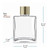Rio Reed Diffuser Bottle Set, Gold Screw Cap, 5 oz Dimensions