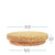 T-Cork Agglomerated 4.33" Top Diam, 3.54" Bottom Diam, 0.79" H Dimensions T-Cork Agglomerated 4.33" Top Diam, 3.54" Bottom Diam, 0.79" H Dimensions