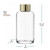 Apothecary Reed Diffuser Bottle Set, Gold Screw Cap, 4 oz Dimensions
