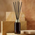 Apothecary Reed Diffuser Bottle Set, Gold Screw Cap, 4 oz Vintage Green with Sandstone 