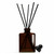 Rio Reed Diffuser Bottle Set, Black Cork, 5 oz Dark Amber with Black Reeds and Oil