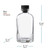 Apothecary Reed Diffuser Bottle Set, Black Cork, 8 oz Dimensions