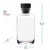Apothecary Reed Diffuser Bottle Set, Black Cork, 4 oz Dimensions