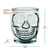 15 oz Sugar Skull Glass Container