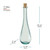 11.8 oz Drop Recycled Glass Bottle With Cork