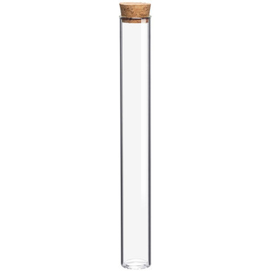 C Glass Tube With Cork