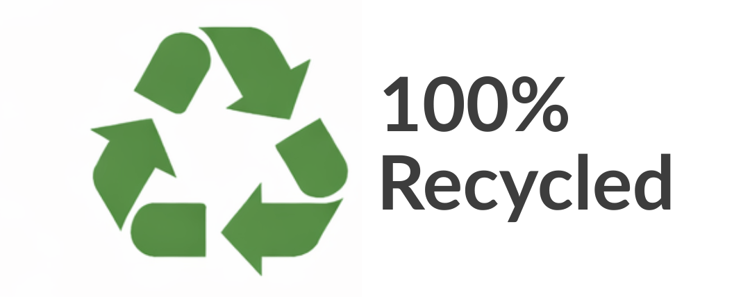 100% Recycled Content