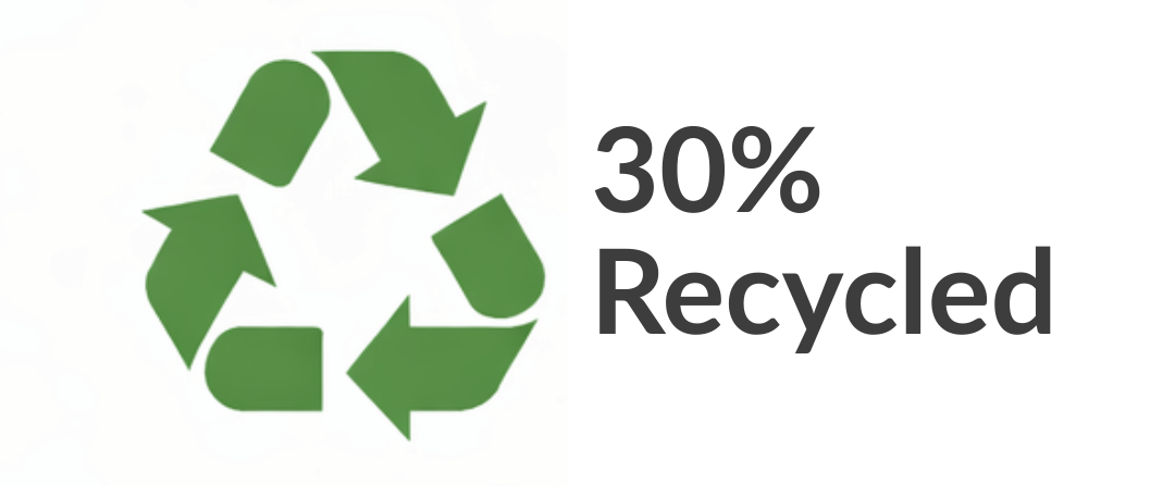 30% Recycled Content