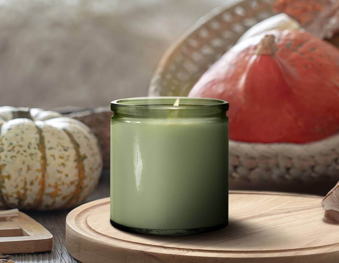 9 oz cork finish Calypso candle jar