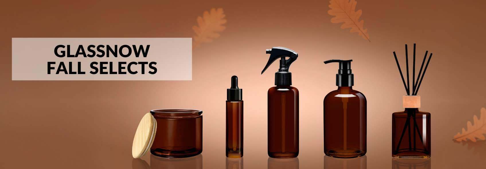 Fall Candle Jars and Bottles