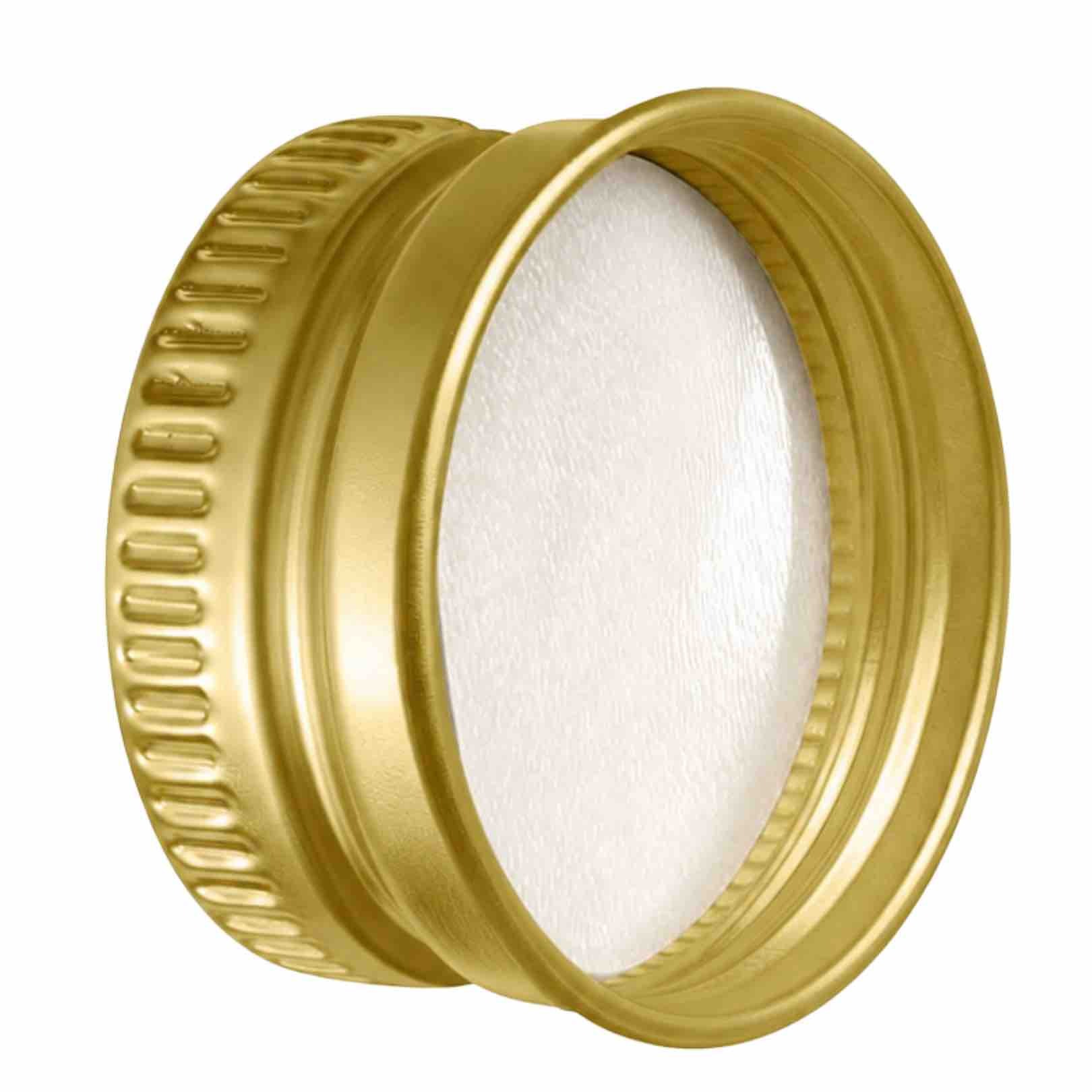 Underside of the 28-410 cap showing the foam liner