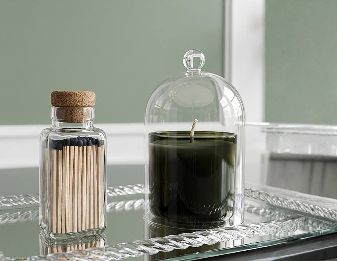 Glass Cloche for Candles
