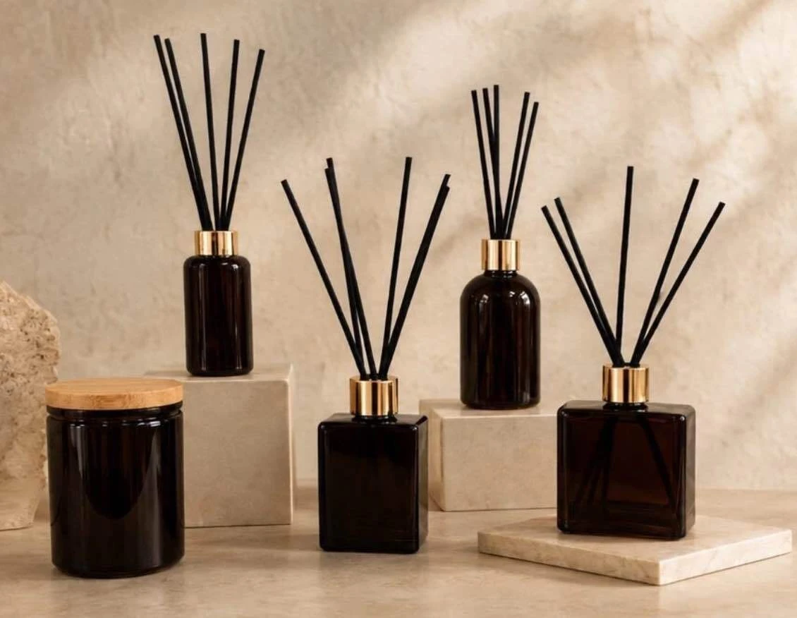 4 oz Apothecary Reed Diffuser Bottle Set