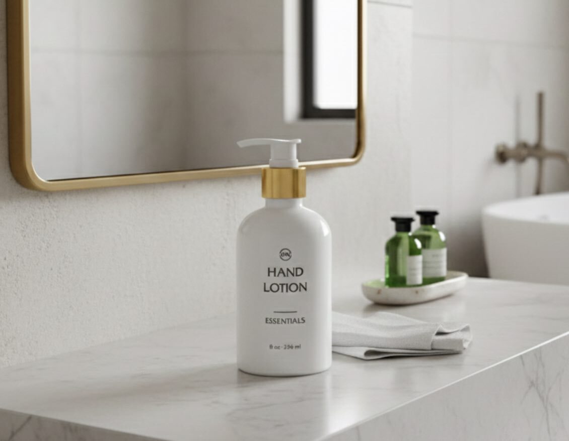 8 oz apothecary bottles for lotions and bath and body products