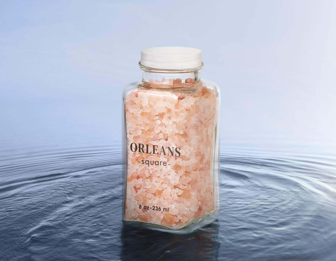 Orleans Square Bath Salt Jars