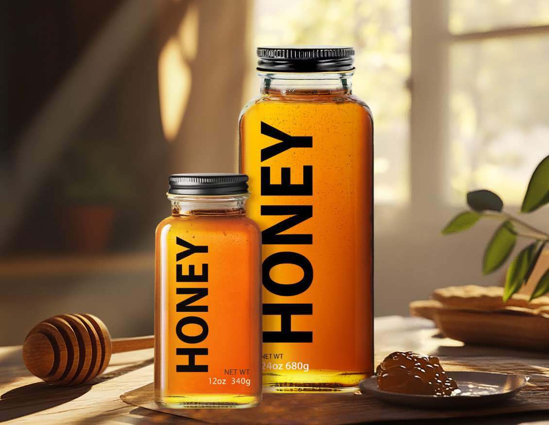 Orleans Square Honey Jars