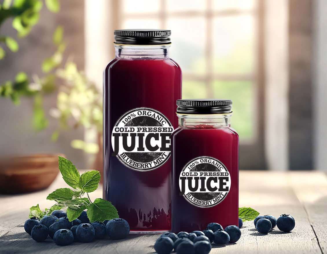 Orleans Square Juice Jars