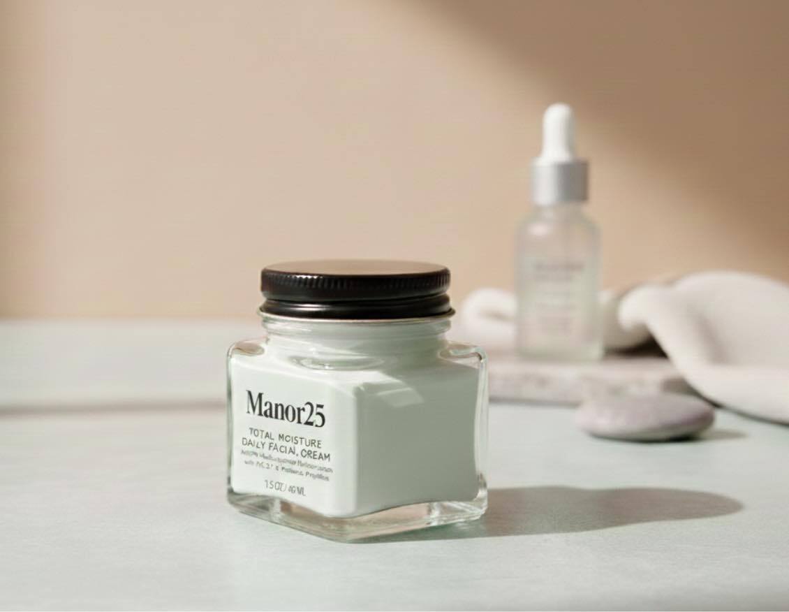 1.5 oz square glass jar for cosmetic and sample-size products