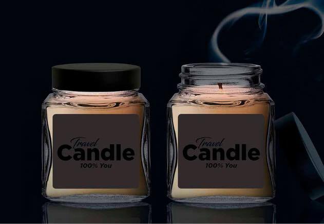 Square Jars for Travel Candles