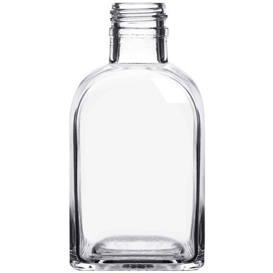 4 oz Rectangular Glass Bottle 24/410 Thread | Glassnow