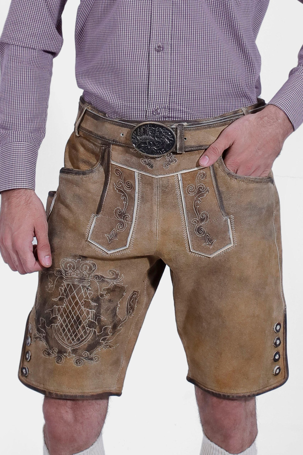 Linderhof Palace Mens Lederhosen Shorts