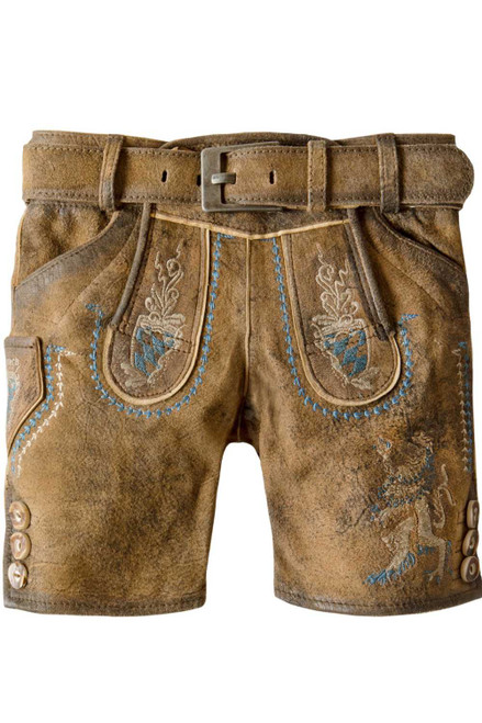 kinderlederhose Kurz Schnapp , 
kinderlederhose kurz​