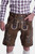 Traditional Max Planck short brown lederhosen
