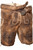Mens lederhosen shorts crafted from premium leather, featuring intricate embroidery and a classic belt buckle for an authentic traditional look. This men's authentic lederhosen is perfect for festive occasions and traditional German clothing for men.