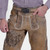 Closed Side View of a man wearing Short Traditional Lederhosen