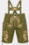 Münchner Lederhosen in Olive Green