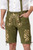 Münchner Lederhosen in Olive Green
