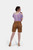Rear view of Angelina Lederhosen highlighting the adjustable waistband and the back design of the lederhosen shorts.