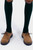 Man wearing Albrecht Bavarian Shoes in tan brown color with double shaded laces. herren trachtenschuhe , trachtenschuh herren​