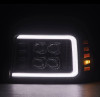 AlphaRex 92-96 Ford F-Series/Bronco NOVA-Series LED Proj Headlight Bk w/Actv Light SeqSig & SBDRL - 880299 User 3