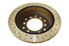 DBA Toyota Cruiser Rear Drilled & Slotted 4000 Series Rotor - DBA4793XS Photo - Close Up
