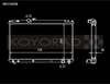 Koyo 96-00 Toyota Chaser JZX100 2.5L Inline 6 Turbo w/ Manual Trans Radiator - HH010860N Photo - Primary