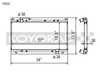 Koyo 91-05 Acura NSX 3.0/3.2L (MT) Radiator - V2032 Photo - Primary