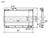 Koyo 01-05 Lexus IS300 (MT) Radiator - V2356 Photo - Primary